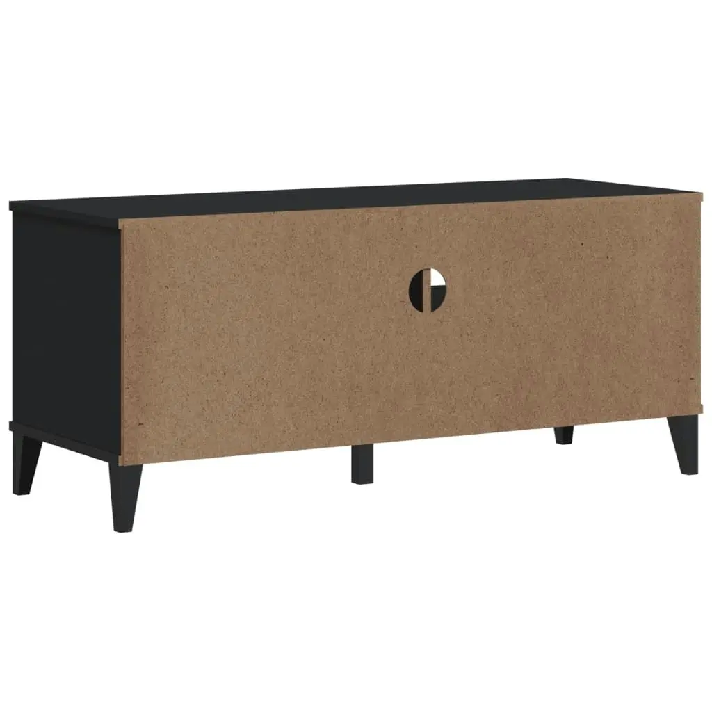 TV Cabinet VIKEN Black Engineered Wood 374930