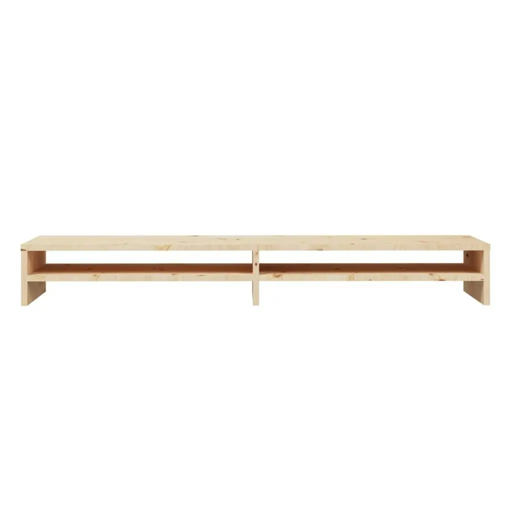 Monitor Stand 100x24x13 cm Solid Wood Pine 813919