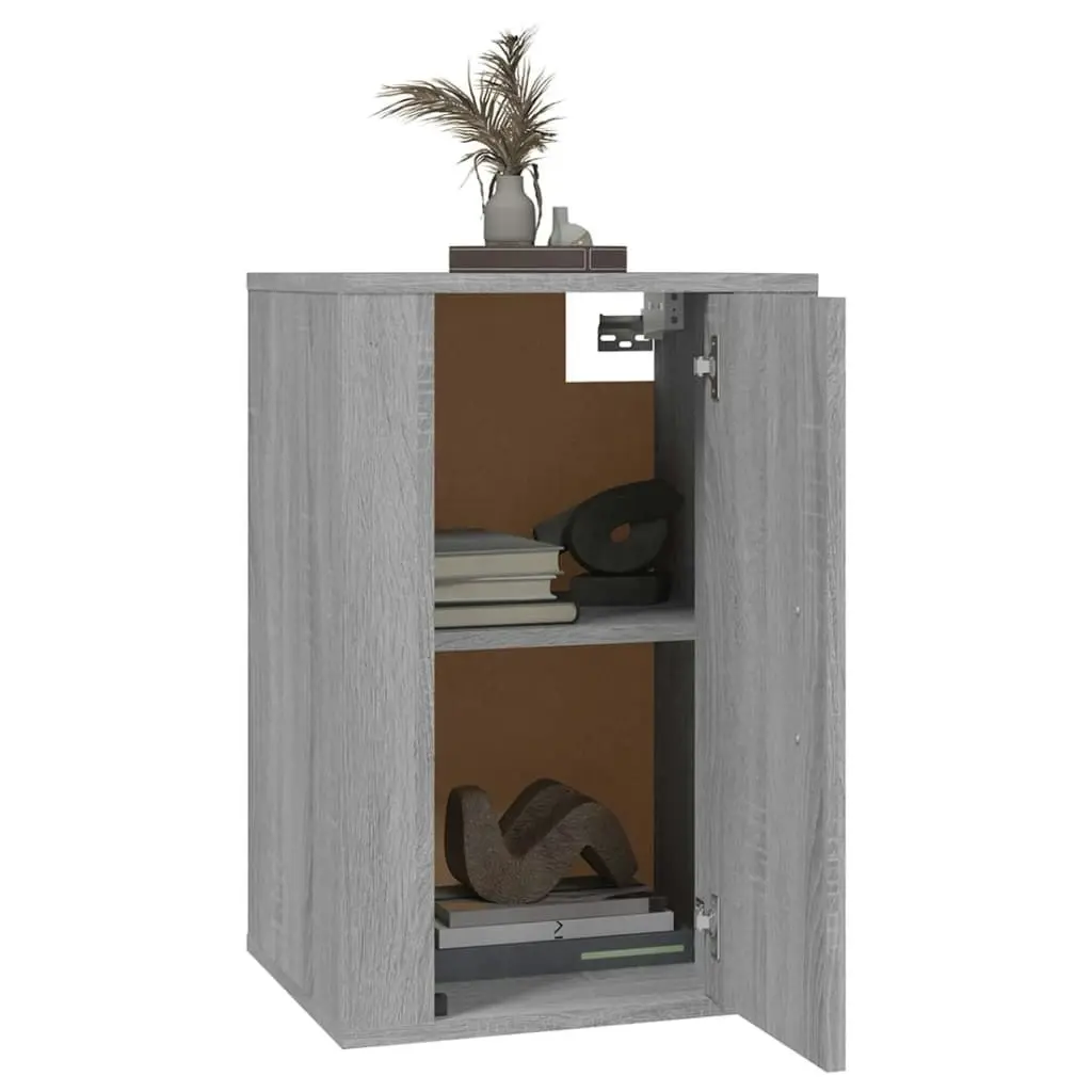 Wall Mounted TV Cabinet Grey Sonoma 40x34.5x60 cm 816668