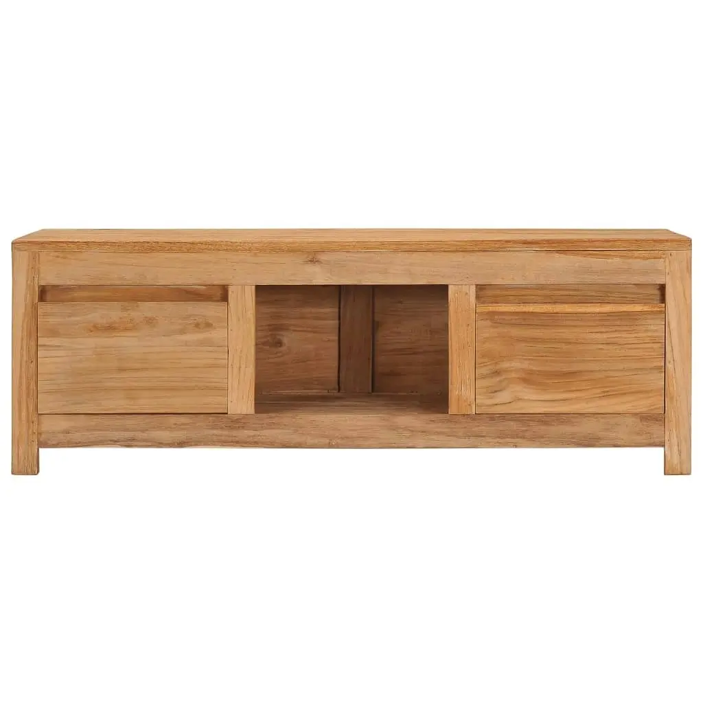 TV Cabinet 100x30x35 cm Solid Teak Wood 288900