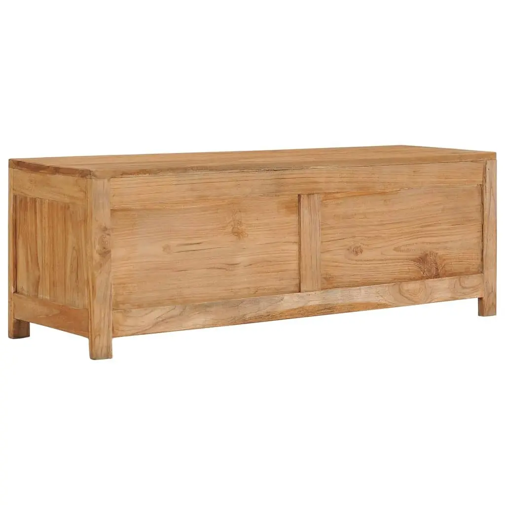 TV Cabinet 100x30x35 cm Solid Teak Wood 288900