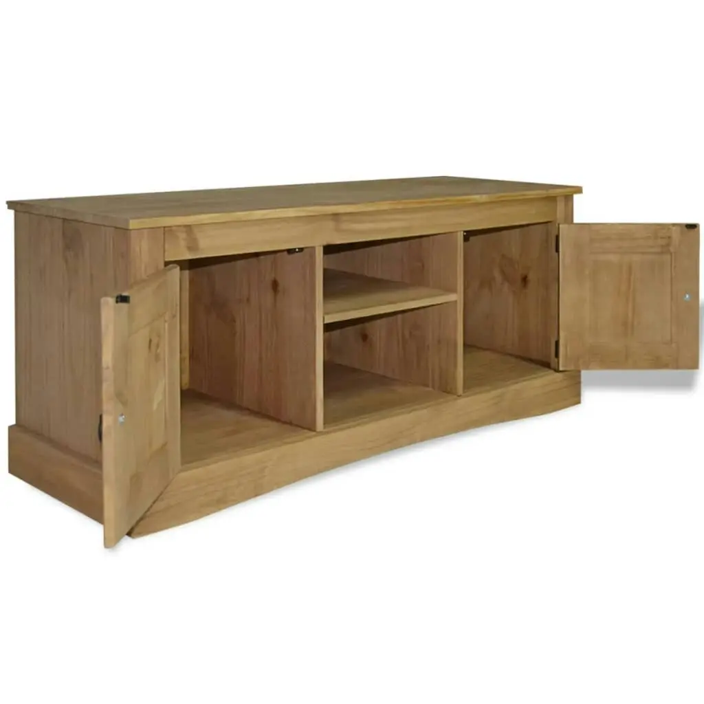 TV Cabinet Mexican Pine Corona Range 120x40x52 cm 243740