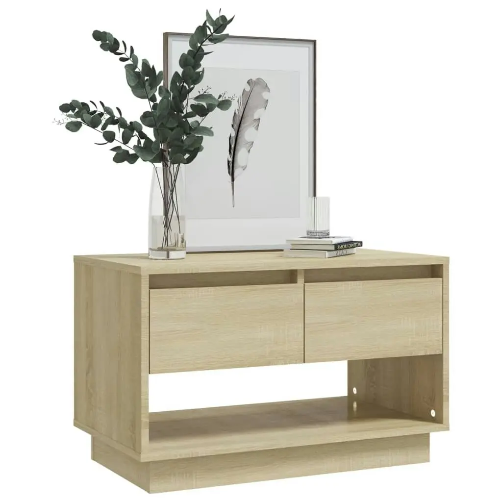 TV Cabinet Sonoma Oak 70x41x44 cm Engineered Wood 809497