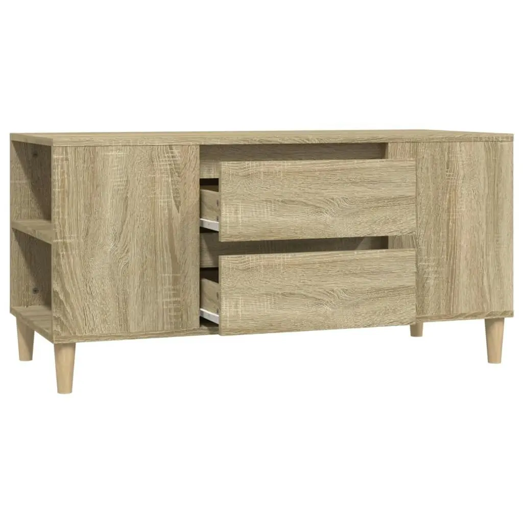 TV Cabinet Sonoma Oak 102x44.5x50 cm Engineered Wood 819599