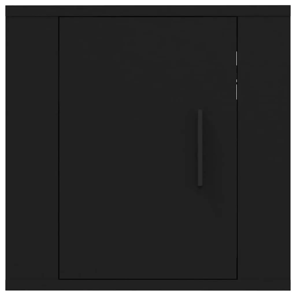 Wall Mounted TV Cabinets 2 pcs Black 40x34.5x40 cm 816643