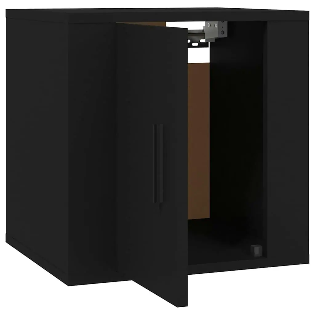 Wall Mounted TV Cabinets 2 pcs Black 40x34.5x40 cm 816643