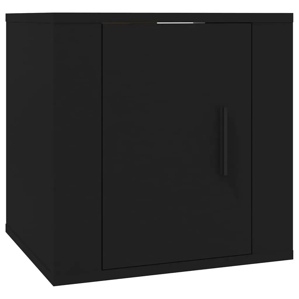 Wall Mounted TV Cabinets 2 pcs Black 40x34.5x40 cm 816643