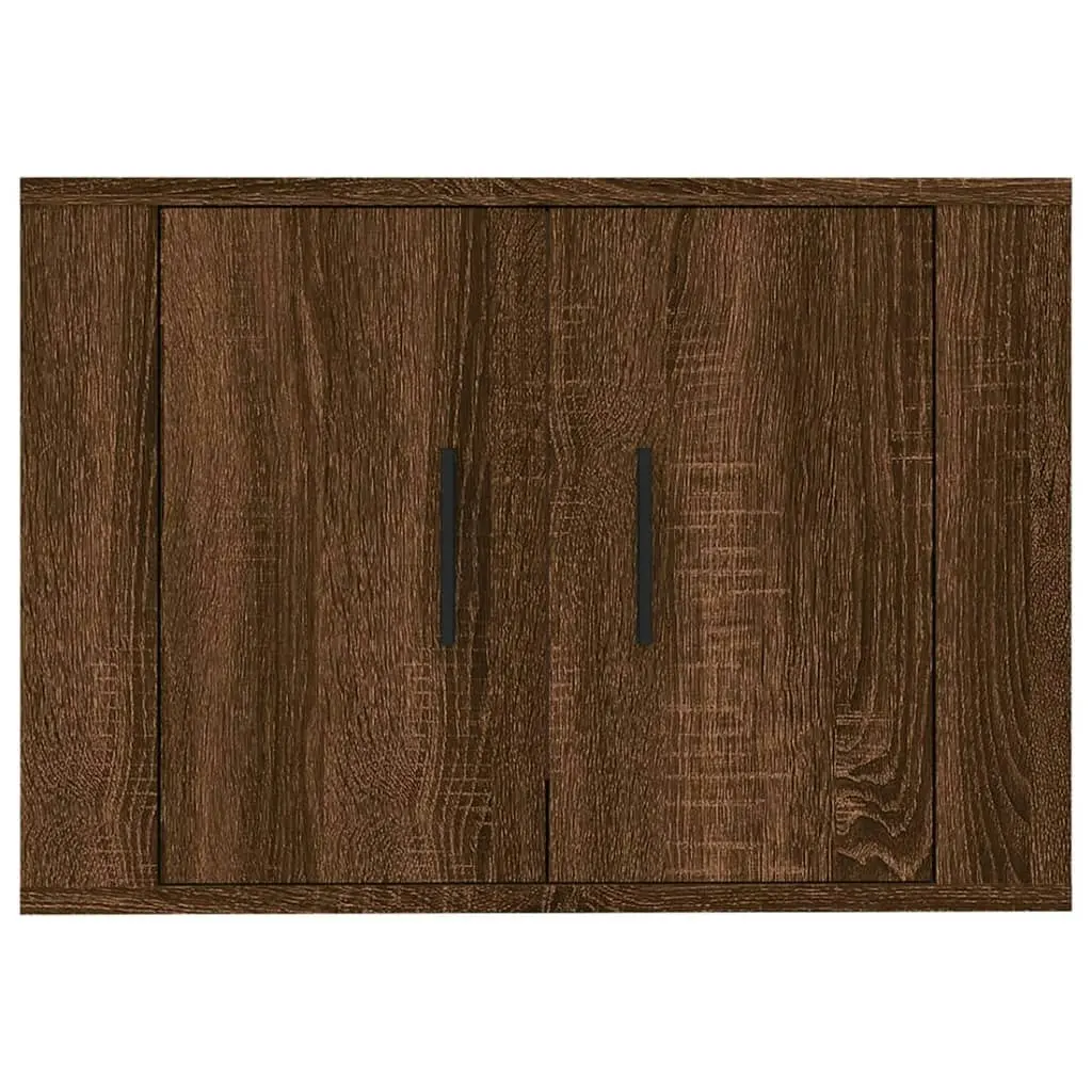 Wall Mounted TV Cabinet Brown Oak 57x34.5x40 cm 816623