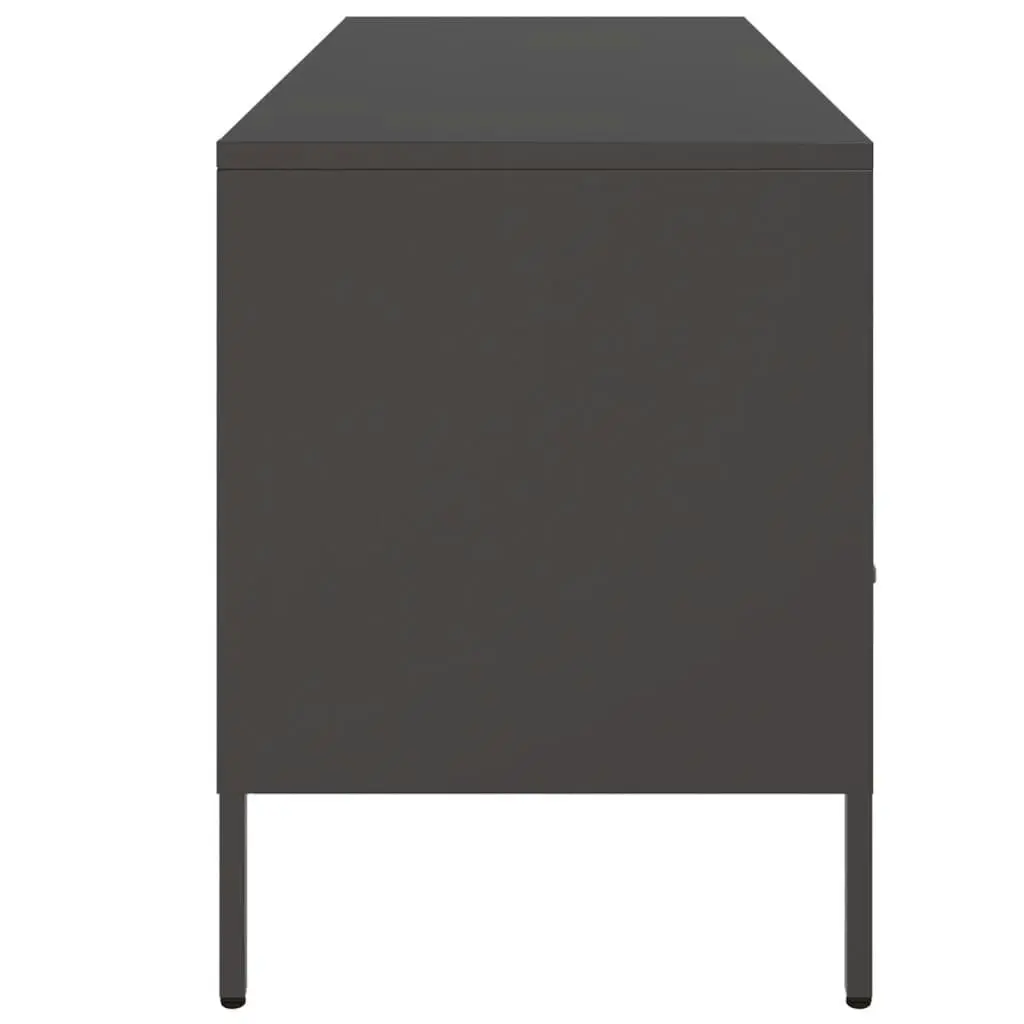 TV Cabinet Black 100.5x39x50.5 cm Cold-rolled Steel 843036