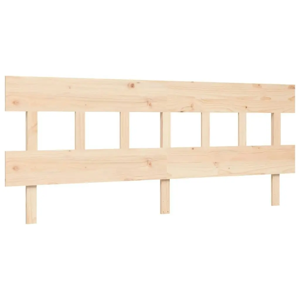 Senior Bed without Mattress 183x203 cm King Solid Wood 3195431