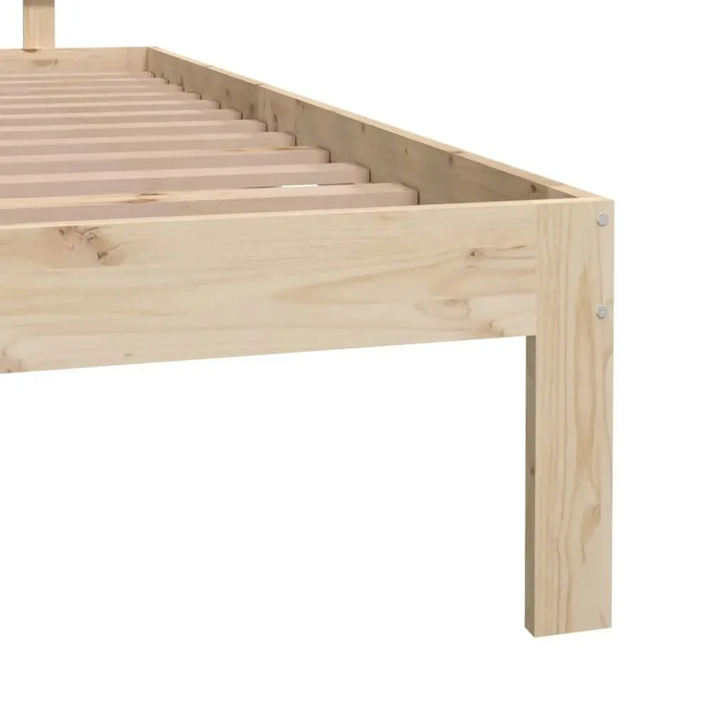 Bed Frame Solid Wood 153x203 cm Queen Size 810500