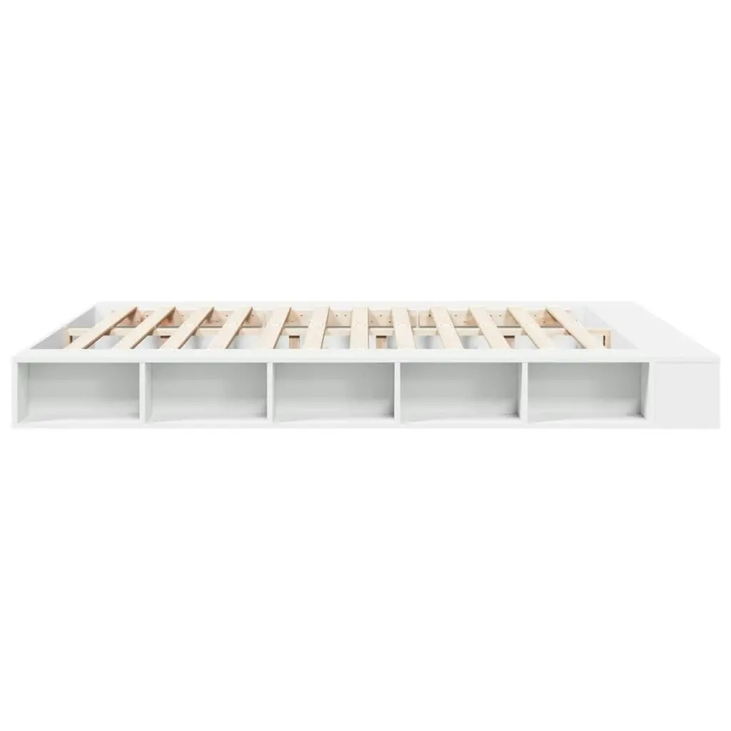 Bed Frame White 180x200 cm Engineered Wood 3280454