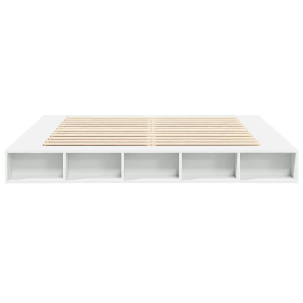 Bed Frame White 180x200 cm Engineered Wood 3280454