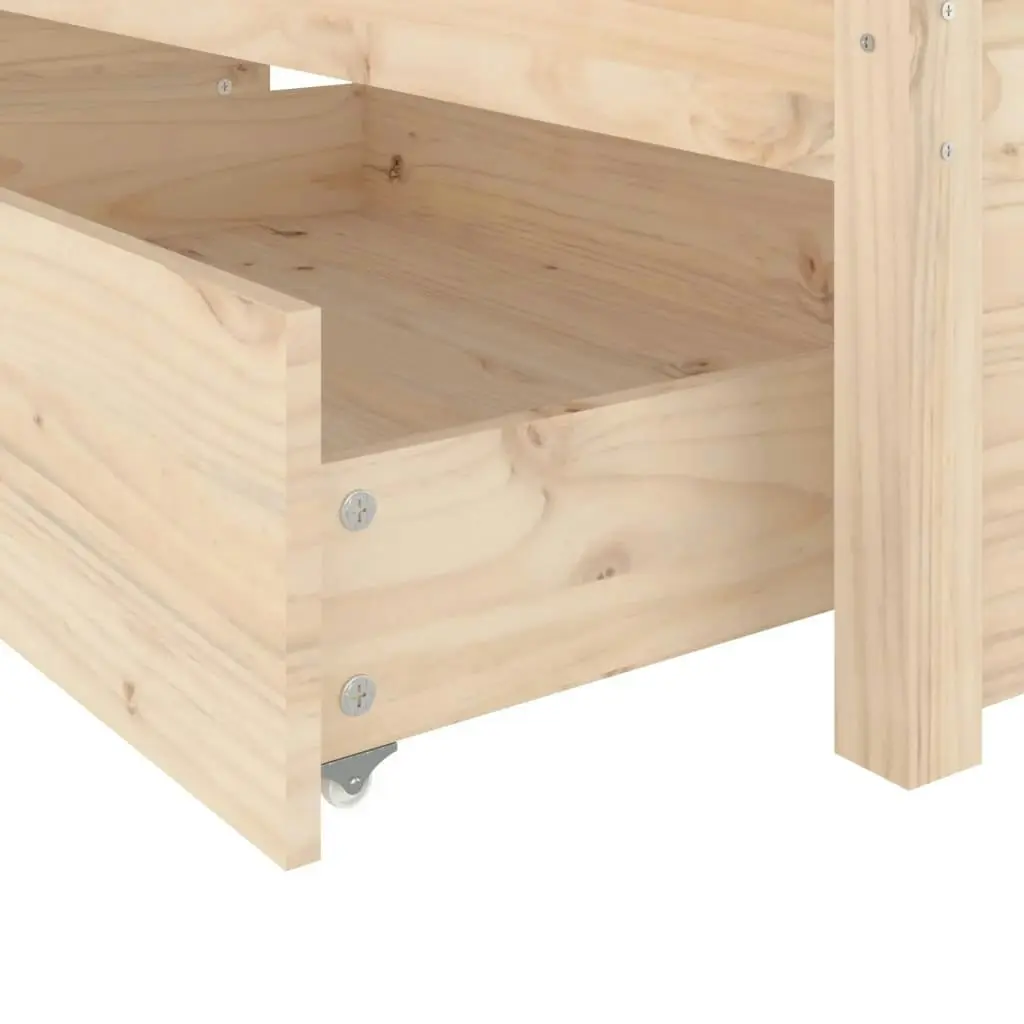 Bed Frame with Drawers 137x187 cm Double Size 3103498