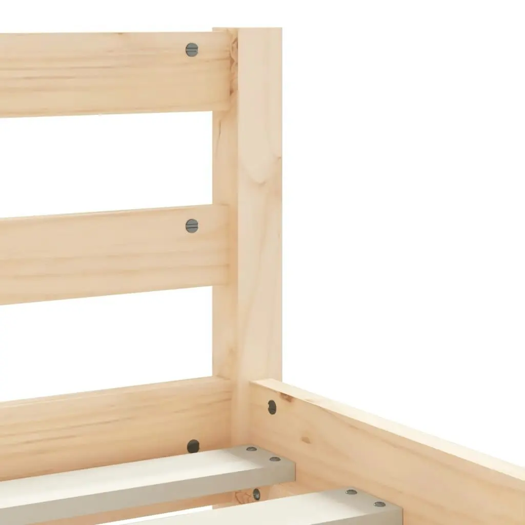 Kids Bed Frame with Drawers 90x190 cm Solid Wood Pine 834447