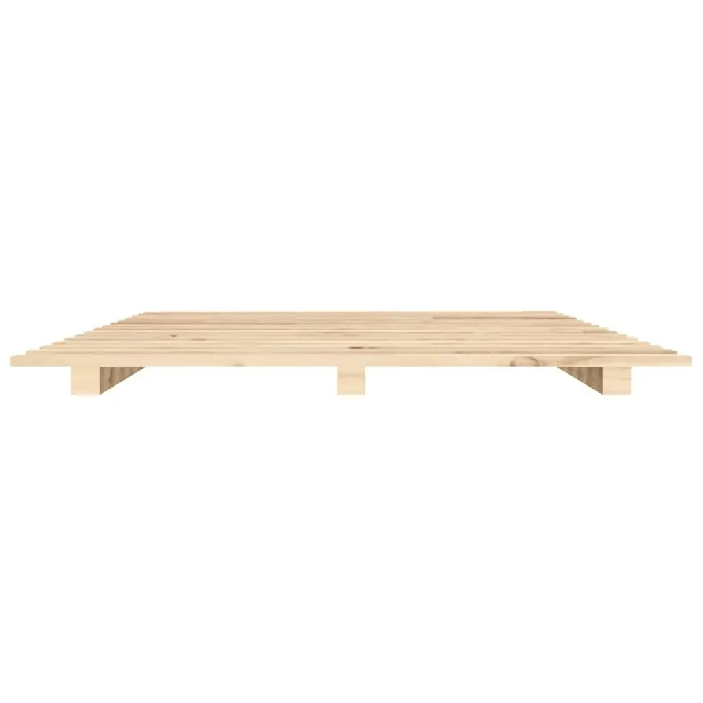 Bed Frame without Mattress 90x190 cm Solid Wood Pine 824588