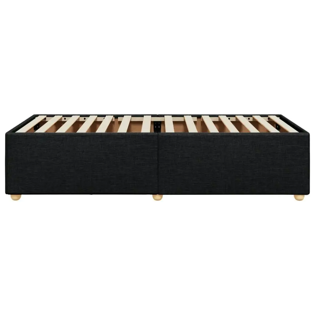 Bed Frame without Mattress Black 90x190 cm Fabric 3284696