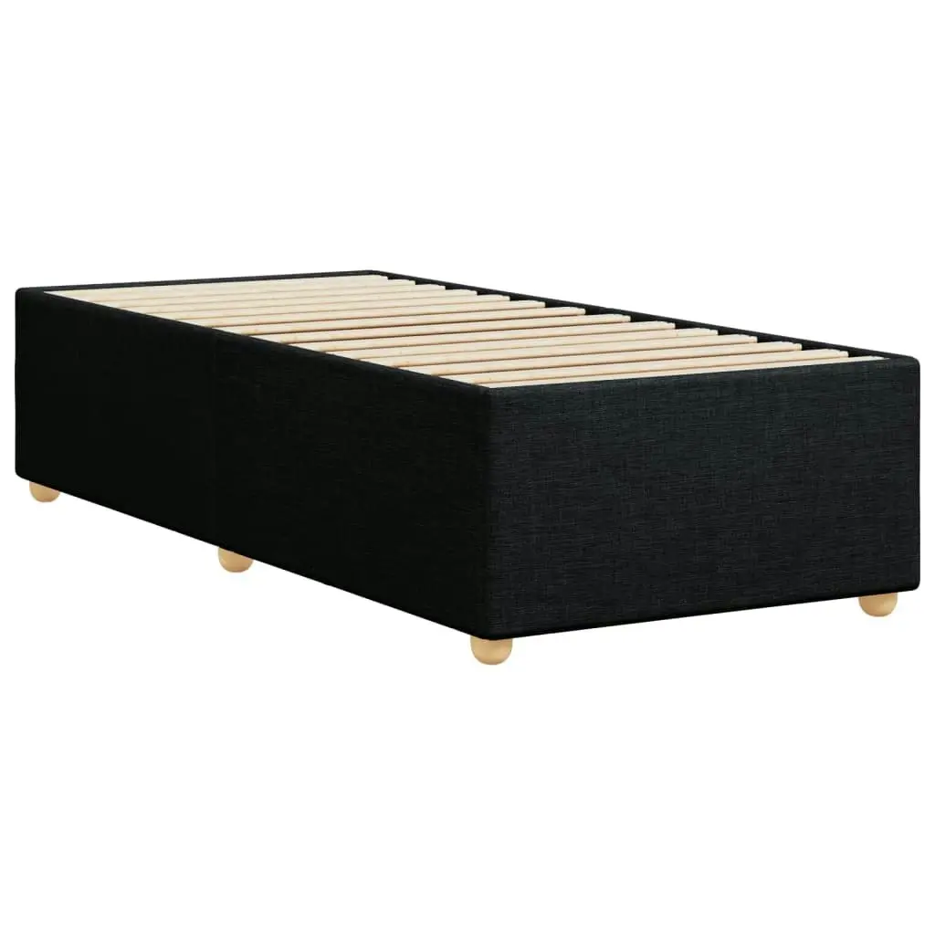 Bed Frame without Mattress Black 90x190 cm Fabric 3284696