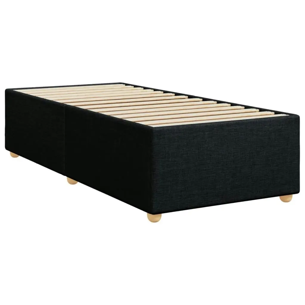 Bed Frame without Mattress Black 90x190 cm Fabric 3284696