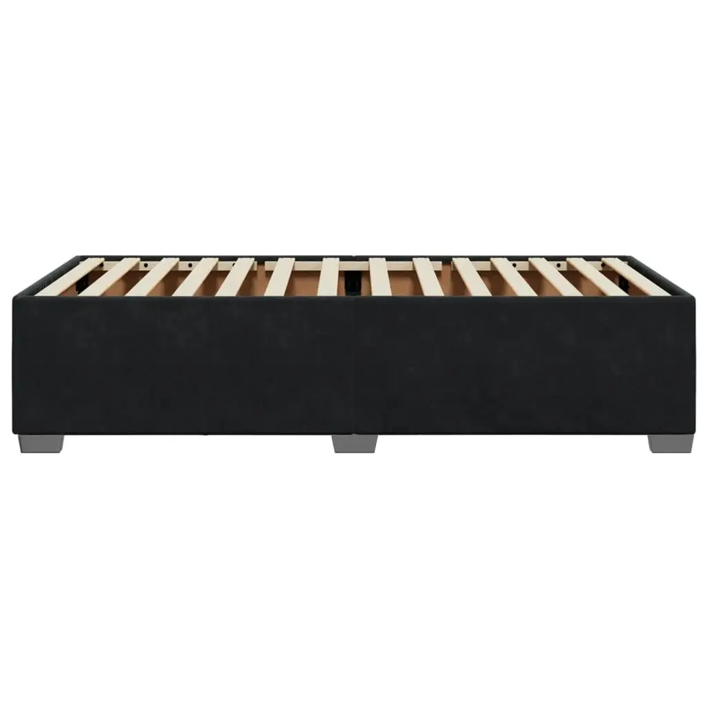 Bed Frame without Mattress Black 90x190 cm Velvet 3284603