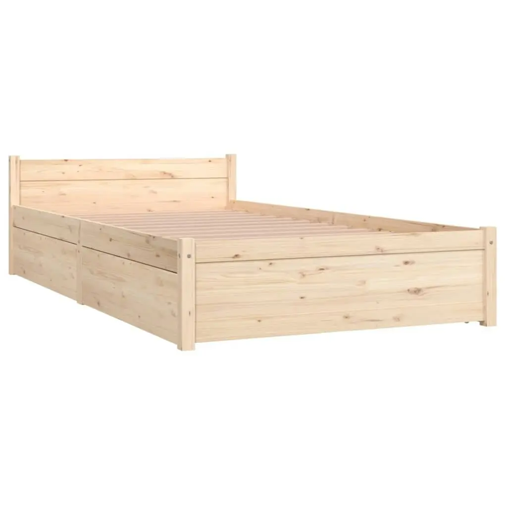 Bed Frame without Mattress with Drawers 90x190 cm 3103478