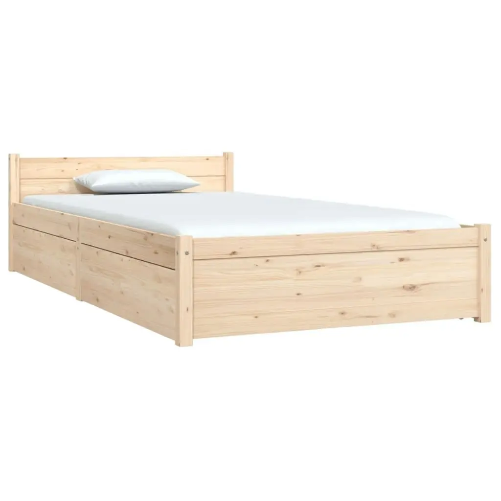 Bed Frame without Mattress with Drawers 90x190 cm 3103478