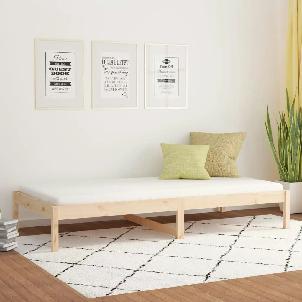 Day Bed without Mattress 90x190 cm Solid Wood Pine 820422