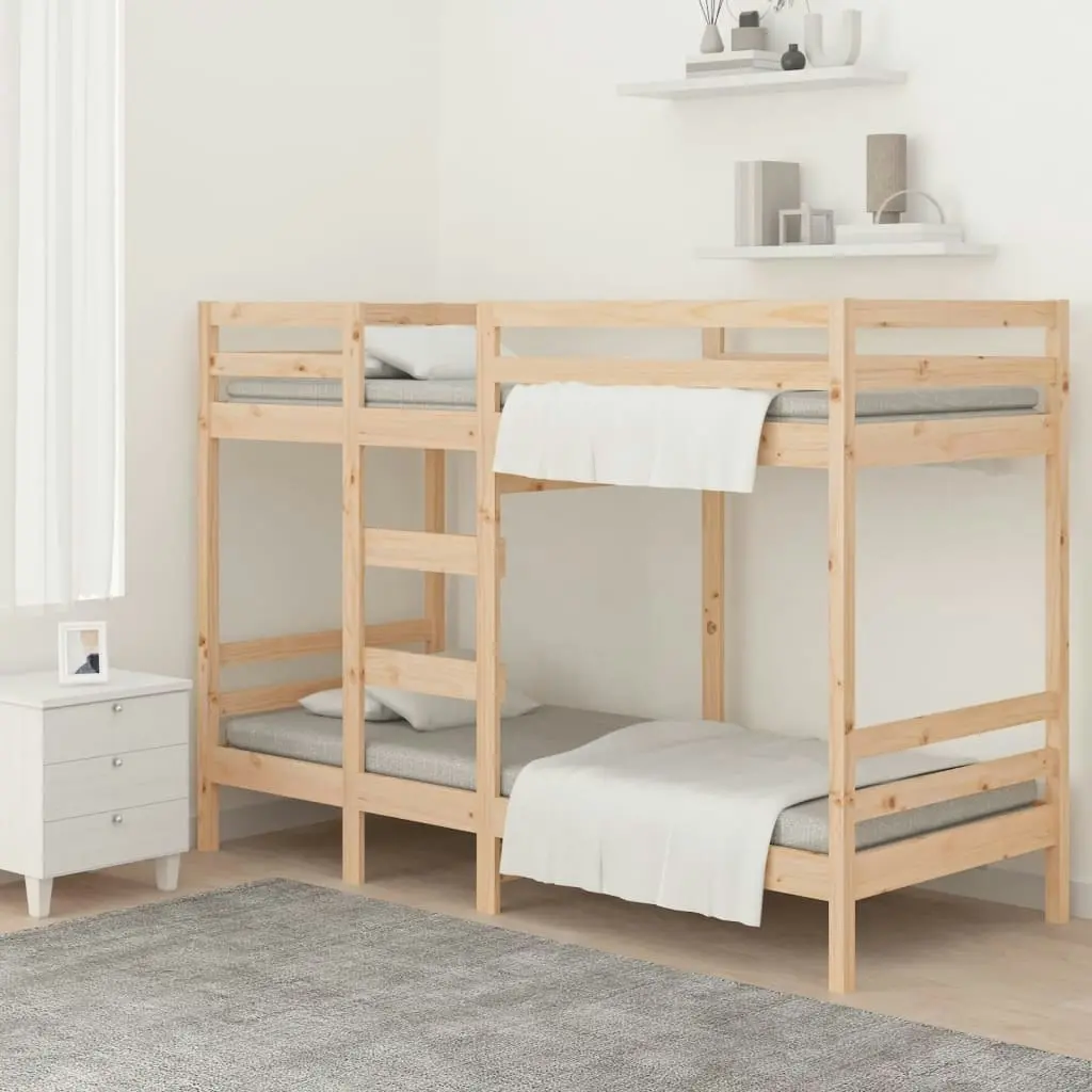 Bunk Bed 92x187 cm Single Size Solid Wood Pine 3139839