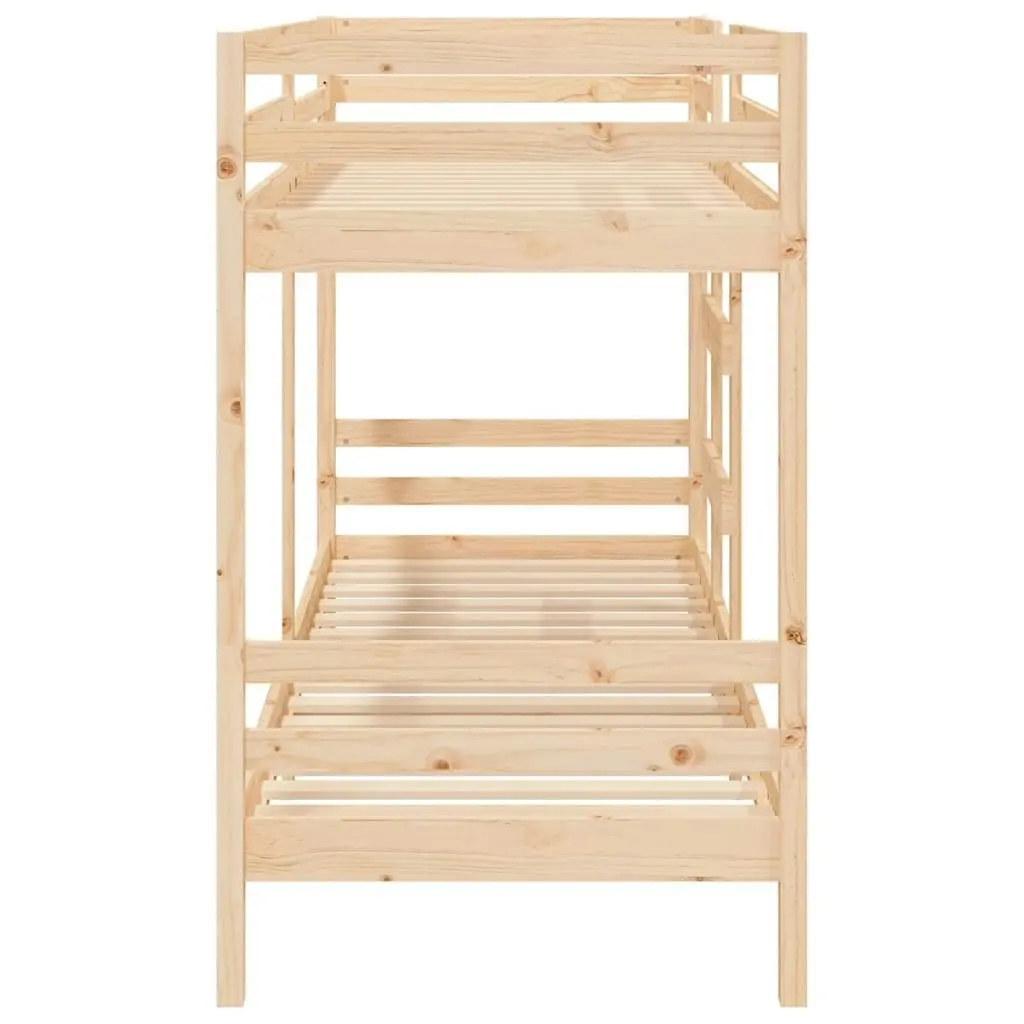 Bunk Bed 92x187 cm Single Size Solid Wood Pine 3139839