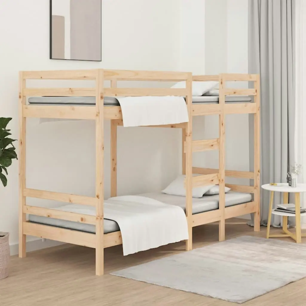 Bunk Bed 92x187 cm Single Size Solid Wood Pine 3139839