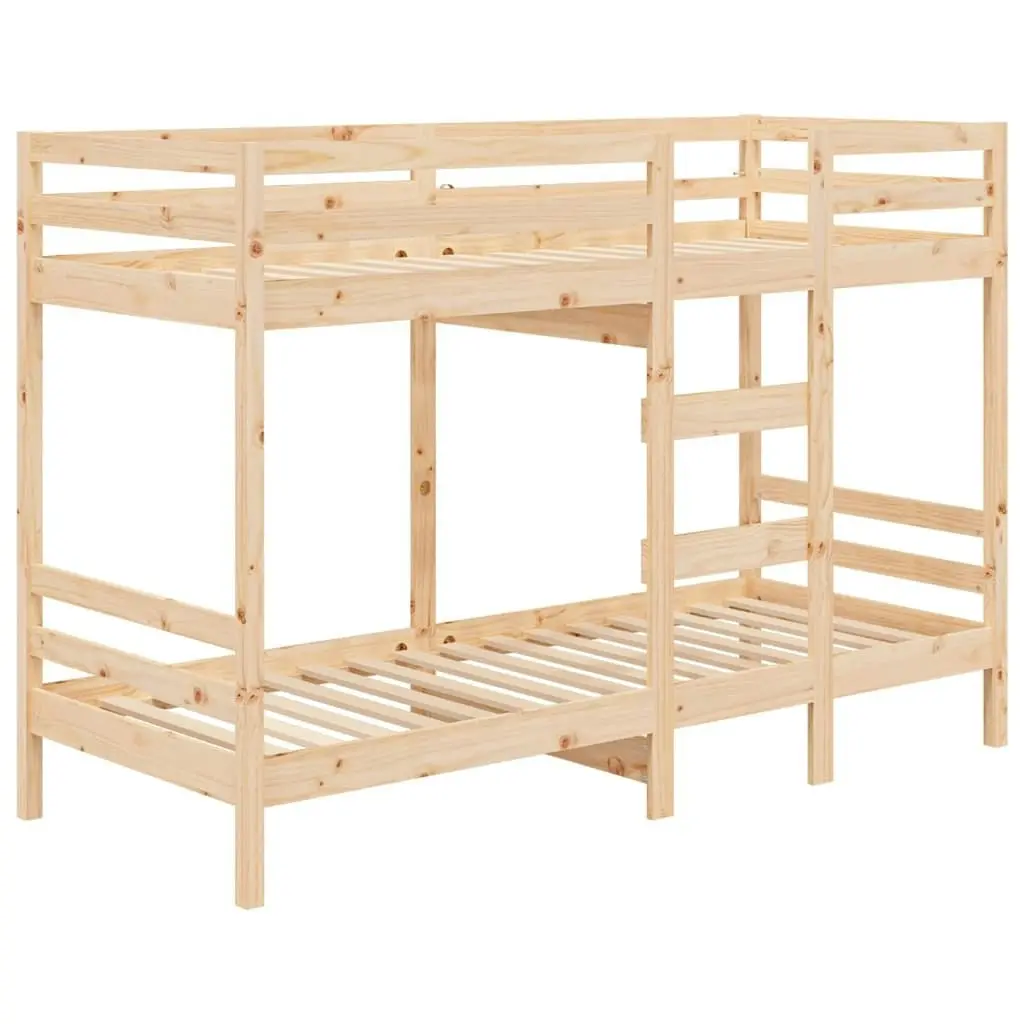 Bunk Bed 92x187 cm Single Size Solid Wood Pine 3139839