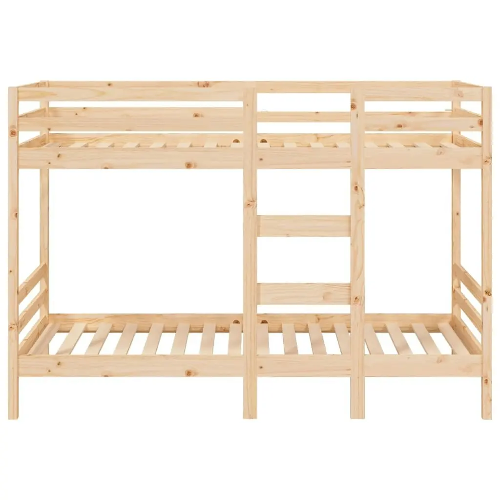 Bunk Bed 92x187 cm Single Size Solid Wood Pine 3139839