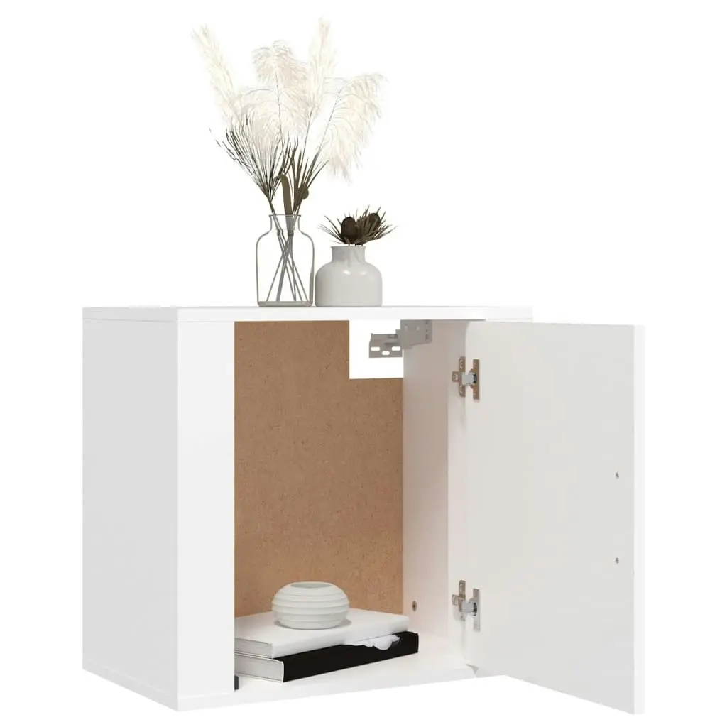 Wall-mounted Bedside Cabinet White 50x30x47 cm 816864