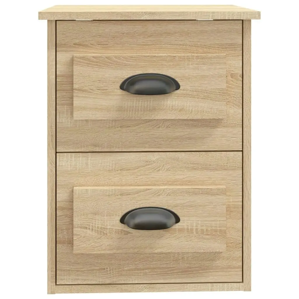 Wall-mounted Bedside Cabinet Sonoma Oak 41.5x36x53cm 816398