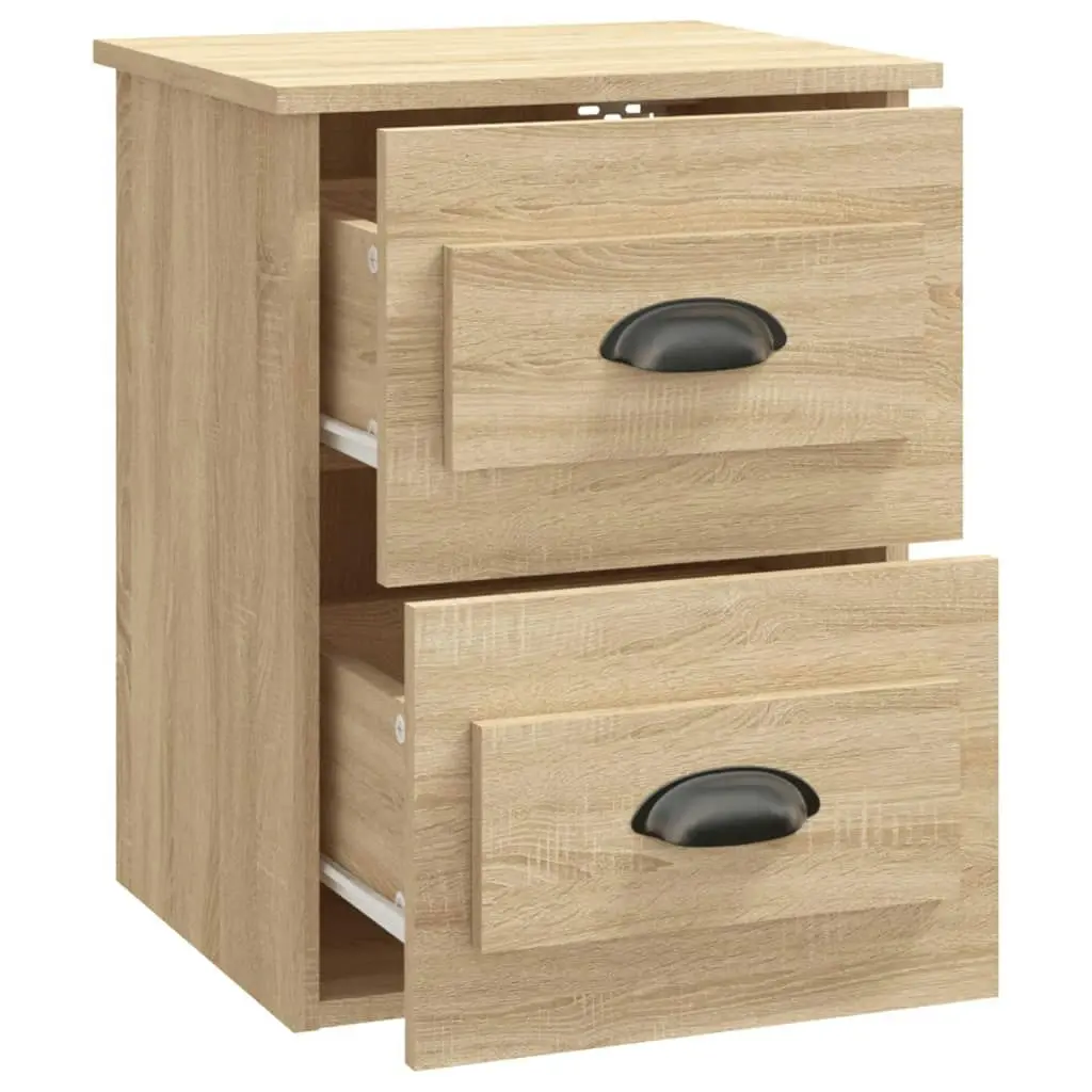 Wall-mounted Bedside Cabinet Sonoma Oak 41.5x36x53cm 816398