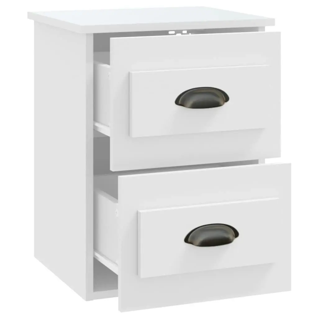 Wall-mounted Bedside Cabinet White 41.5x36x53cm 816392