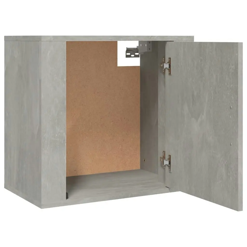 Wall-mounted Bedside Cabinets 2 pcs Concrete Grey 50x30x47 cm 816873