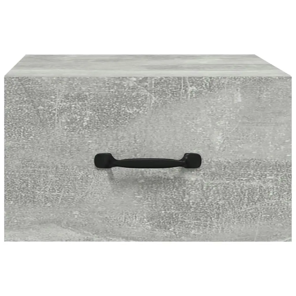 Wall-mounted Bedside Cabinets 2 pcs Concrete Grey 35x35x20 cm 812861