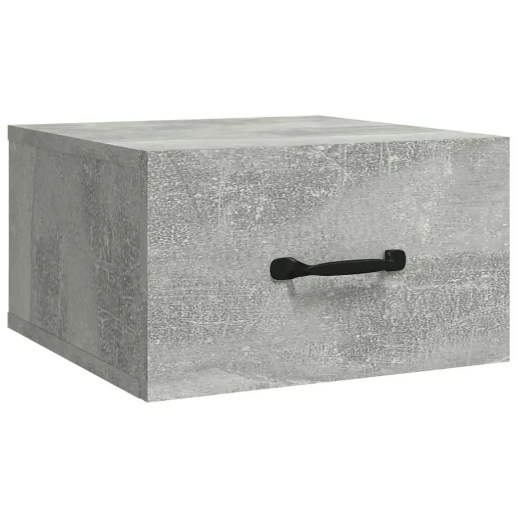 Wall-mounted Bedside Cabinets 2 pcs Concrete Grey 35x35x20 cm 812861