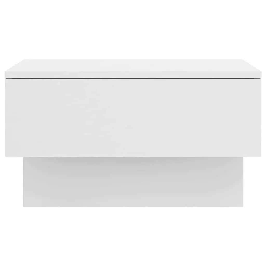 Wall-mounted Bedside Cabinets 2 pcs High Gloss White 810948