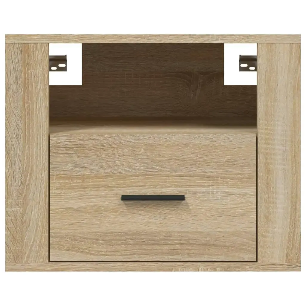 Wall-mounted Bedside Cabinets 2 pcs Sonoma Oak 50x36x40 cm 816887