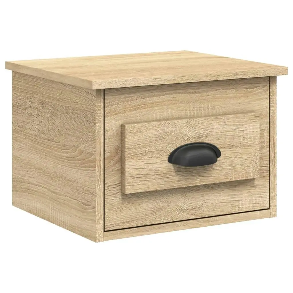 Wall-mounted Bedside Cabinets 2 pcs Sonoma Oak 41.5x36x28cm 816383