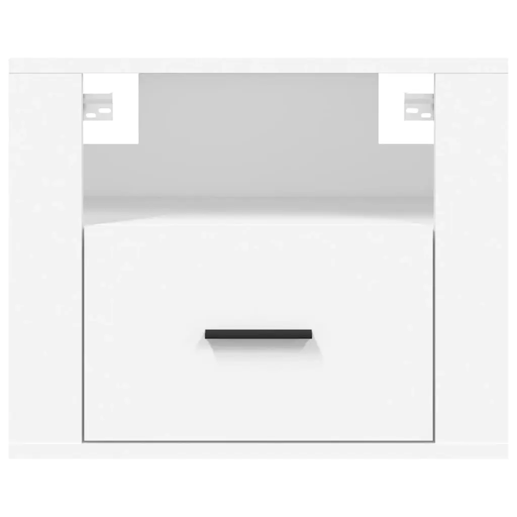 Wall-mounted Bedside Cabinets 2 pcs White 50x36x40 cm 816881