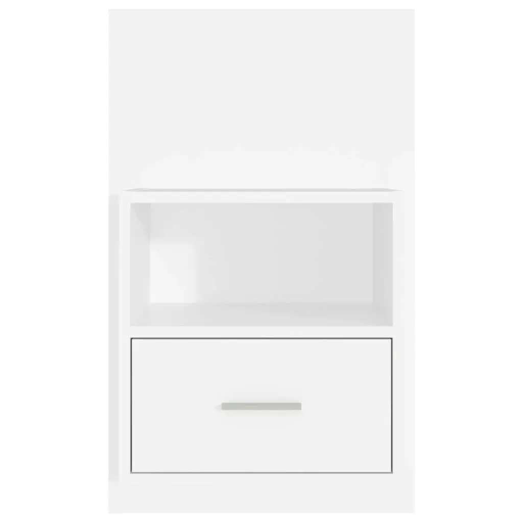 Wall-mounted Bedside Cabinet White 811007