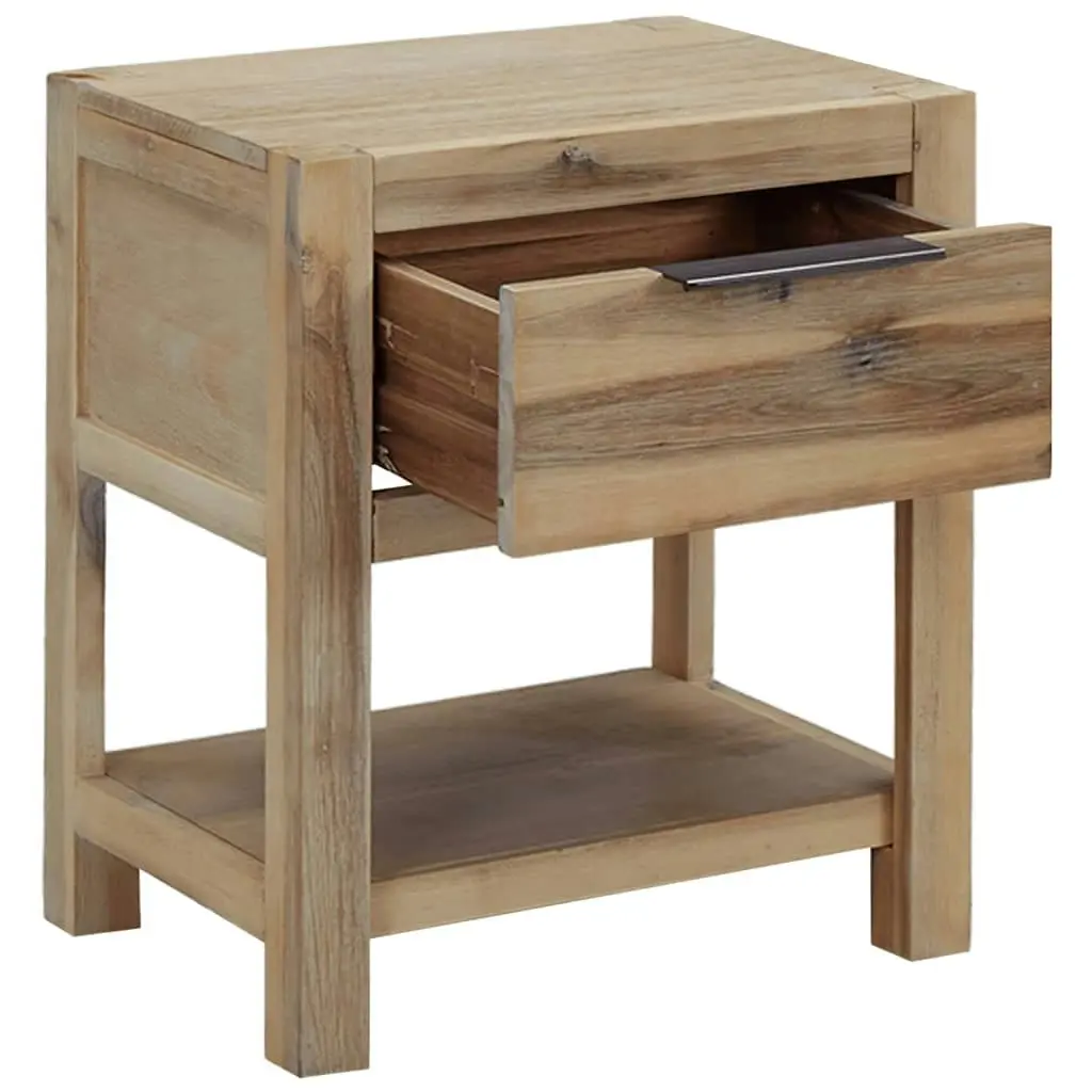 Nightstands with Drawers 2 pcs 40x30x48 cm Solid Acacia Wood 3057529