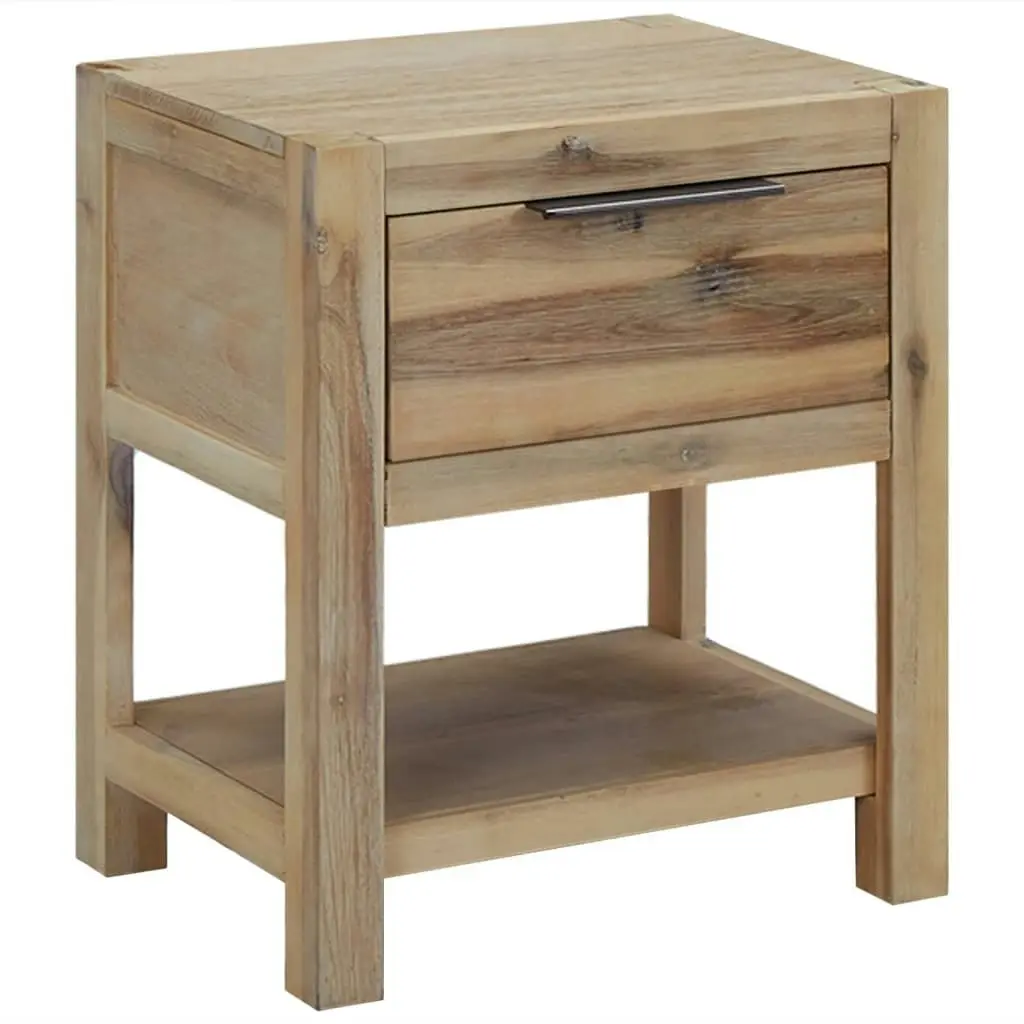 Nightstands with Drawers 2 pcs 40x30x48 cm Solid Acacia Wood 3057529