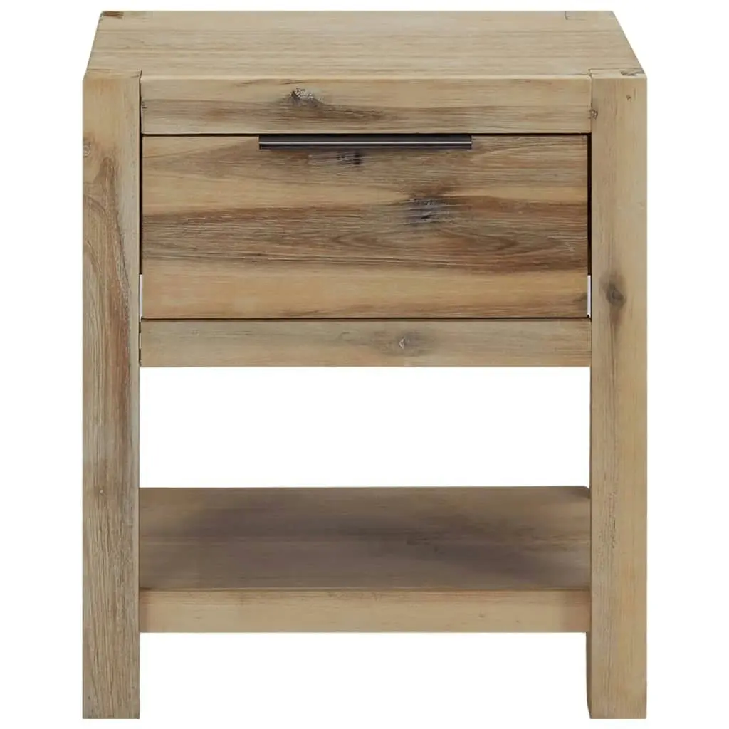 Nightstands with Drawers 2 pcs 40x30x48 cm Solid Acacia Wood 3057529