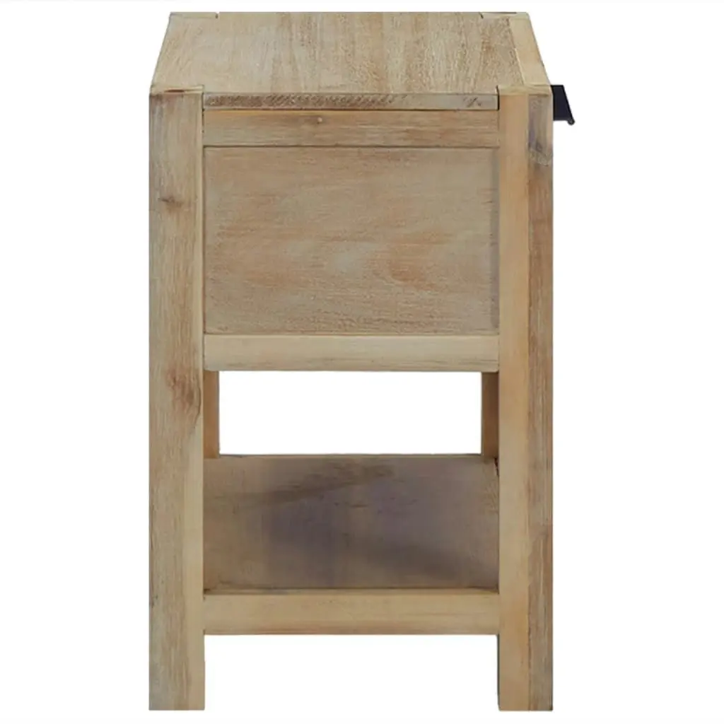 Nightstands with Drawers 2 pcs 40x30x48 cm Solid Acacia Wood 3057529