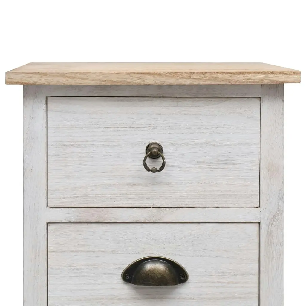 Side Cabinet 35x25x57 cm Paulownia Wood 284076