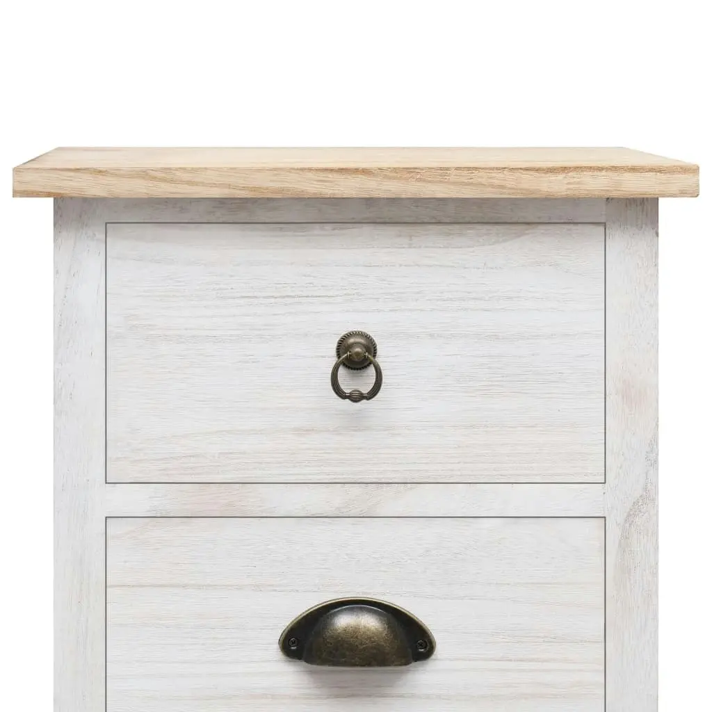 Side Cabinet 35x25x87 cm Paulownia Wood 284077